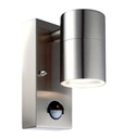 Kinkiet Elewacyjny LED 1L Sensor Ruchu IP44 Inox