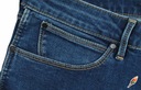 WRANGLER nohavice SLIM low waist blue MOLLY W25 L34 Stredová část (výška v páse) nízka