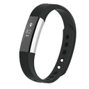 Ремешок для FITBIT ALTA/HR силиконовый качественный ЧЕРНЫЙ