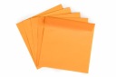 КВАДРАТНЫЕ КОНВЕРТЫ K4 ОРАНЖЕВЫЕ 5 шт 120г ЛОДЗЬ