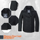 NOVINKA Klasika Kabát Bosmanka Pea Coat BRANDIT XL Veľkosť XL