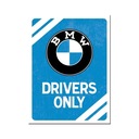 Ностальгический магнит BMW Drivers Only 14369