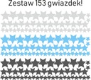 Naklejki na ścianę Gwiazdki zestaw 153 sztuki Marka SZERIDAN