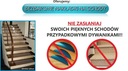 Bezpečnostné samolepky na schody 45x25cm bezfarebné Materiál plast