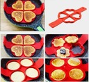 Silikónová forma na pancake palacinky vajíčka omelety Forma na vyprážanie Druh na palacinky