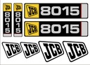 НАКЛЕЙКИ НАКЛЕЙКИ Мини-экскаватор JCB 8015 + пиктограммы