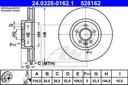 ATE POWER DISC DISQUES AVANT VOLVO S80 II 08- 316MM photo 3 - milautoparts-fr.ukrlive.com