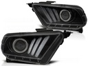 фары перед FORD MUSTANG в BLACK LED diodowe 10 - 13