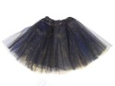 SPÓDNICZKA SPÓDNICA TUTU TIULOWA CZARNA 40 cm 6+