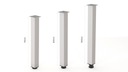 4 X ALU NOHA K STOLU DOSKY H 710 MM NASTAVITEĽNÁ Výška produktu 71 cm