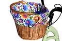 Плетеная корзина для велосипеда + отделка 16кол