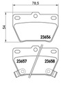 PADS ATE 13.0460-5849.2 TOYOTA RAV 4 II 00R- REAR photo 2 - milautoparts-fr.ukrlive.com