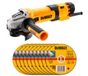 DeWalt DWE4257 УГЛОВАЯ ШЛИФОВАЛЬНАЯ МАШИНА 125 1500 +10 дисков