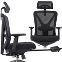 Gamingowy fotel ergonomiczny PODŁOKIETNIKI 3D Materiał obicia tkanina