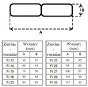 ZÁVES SÚSTRUŽENÚ ZÁVESU PRE ZVÁRANIE S GULIČKOU FI 14 Druh sústružený