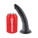 PEPIDREAM - DILDO real PRÍSAVKA ČIERNA 18CM Materiál PVC