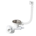 Syfon zlewu pojedynczy niski przelew prostokątny