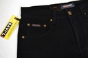 DŁUGIE spodnie jeans pas 90-92 cm W33 L36 czarny Marka inna