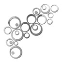 Большие зеркальные круги из ПММА для украшения стен