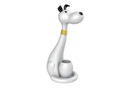 Stolná lampa pre deti biely psík s dotykovým náradím Kaja Dĺžka/výška 40 cm