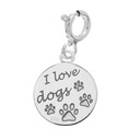 СЕРЕБРЯНЫЙ КУЛОН «CHARMS AND LOVE DOGS», СЕРЕБРО 925 ПРОБЫ