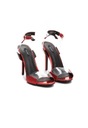 Vices Sandále špendlíky trblietavé červené r39 Pohlavie Výrobok pre ženy