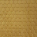 Желтая стеганая бархатная обивочная ткань с шестиугольником