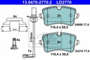 ATE CERAMIC SABOTS DE FREIN ARRIÈRE AUDI A6 C7 11- A7 A8 D4 10- photo 2 - milautoparts-fr.ukrlive.com