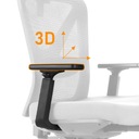 Gamingowy fotel ergonomiczny PODŁOKIETNIKI 3D Głębokość siedziska 49 cm
