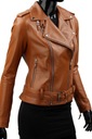 Hnedá Dámska kožená bunda Ramoneska najvyššej kvality DORJAN JUD088 M Kód výrobcu JUD088
