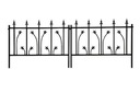 МЕТАЛЛИЧЕСКИЙ САДОВЫЙ ЗАБОР 100 x 80 см бордюр сада