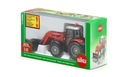 Трактор Siku Massey Ferguson S3653 с фронтальным погрузчиком