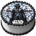 VELMI TLUSTÝ OPLATEK NA DORT STAR WARS 20 CM Barva vícebarevná