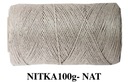 Nit lněná nit leštěná tenká, 100g/120mb, BÍLÁ/PŘÍRODA dle výběru EAN (GTIN) 5902188657869