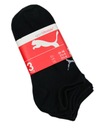 3 x PONOŽKY čierne krátke 3 ks Členkové Ponožky Puma 3-pack veľ. 35/38 black Materiálové zloženie 73% bawełna 25% poliester 2% elastan