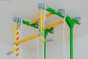 Gymnastický rebrík Pegas 2 čierny Celková šírka 86 cm