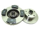 004757x2 DISCOS X2 + ZAPATAS AUDI A4 B5 PARTE TRASERA 1995-2001 