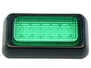 12 LED лампа S.Flux 10х6 см ЗЕЛЕНАЯ 12в 24в сильная