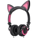 СКЛАДНЫЕ НАУШНИКИ CAT EAR, СВЕТОДИОДНАЯ ПОДСВЕТКА