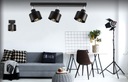 Lampa Stropné Svietidlo Škandinávska LOFT Čierna 384-B3 LED Značka Luxolar