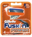 ЛЕЗВИЯ ДЛЯ МАШИНЫ GILLETTE FUSION POWER, 4 ШТ.