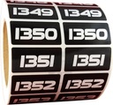 печатные этикетки наклейки с адресом наклейки наклейки наклейки наклейки 50/30 мм TTR