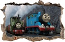 НАСТЕННЫЕ НАКЛЕЙКИ Отверстие TOMEK THE TRAIN 19 70x46 см