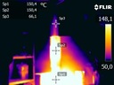 Radiátor výmenník tepla ⌀ 110mm/výška 250mm čierny aplikovaný krútený Stav balenia originálne