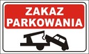 Знак ПАРКОВКА ЗАПРЕЩЕНА 32x19,5 см