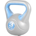 Gorilla Sports Kettlebell činka, vinylová, tyrkysová, 3 kg Model 3kg