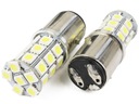 LEMPUTĖ LED BA20D 27 SMD 5050 MOTOCIKLAS SKUTERIS nuotrauka 1