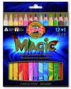 КАРАНДАШ MAGIC MULTICOLOR 48606 KOH-I-NOOR 12+1