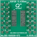 QSOP28,SSOP28 0,635 мм на 2xIDC2x7