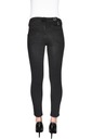 H&M Damskie Czarne Spodnie Jeansy Super Skinny Rurki Dziury Bawełna XS 34 Stan (wysokość w pasie) średni